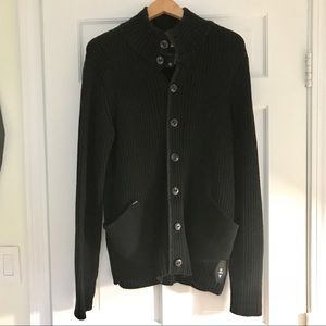 GSTAR RAW Men’s Knit Cardigan Sweater - Like New!